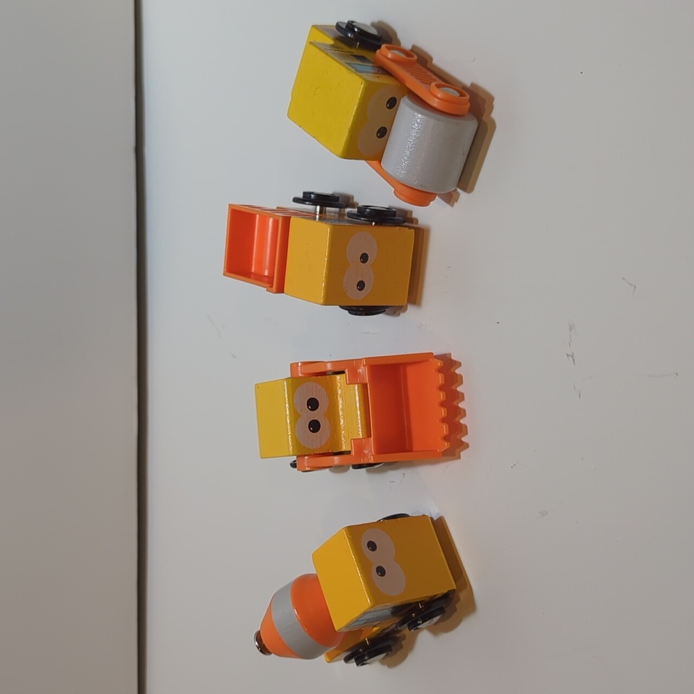 J'adore nature wood construction vehicles dump truck cement truck roller bucket